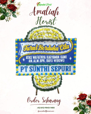 Papan Bunga Duka di Babulu