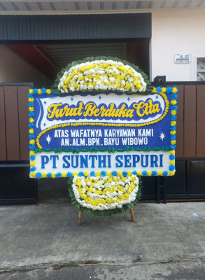 Papan Bunga Duka di Babulu